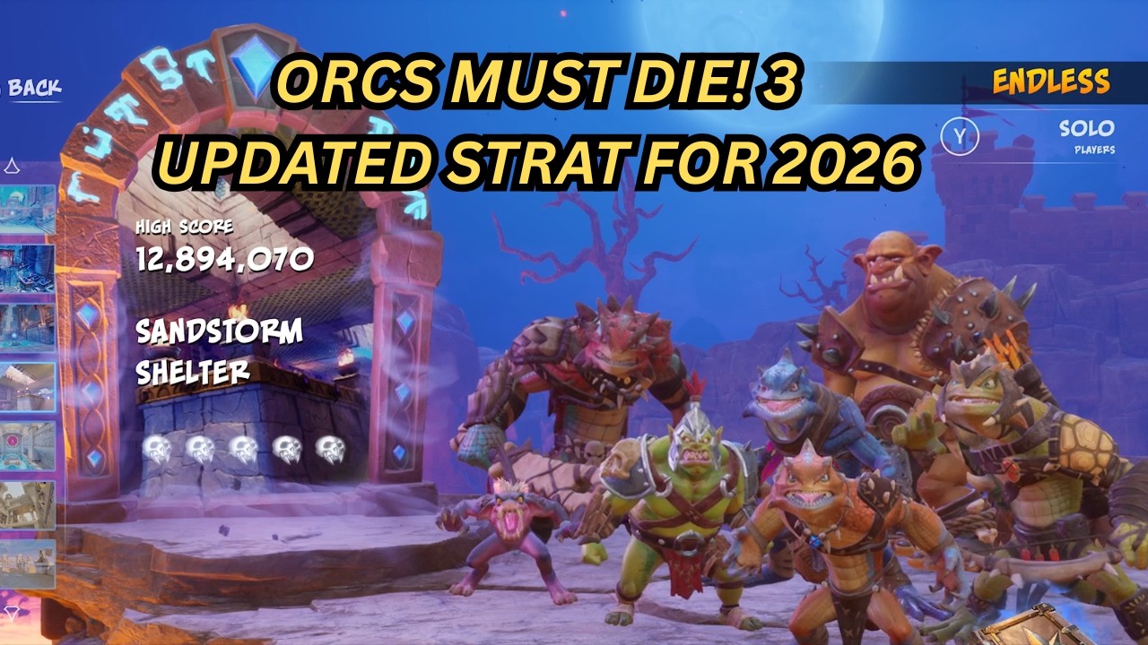Orcs Must Die! 3 - Sandstorm Shelter - Endless - Easy 5 Skulls (2026)