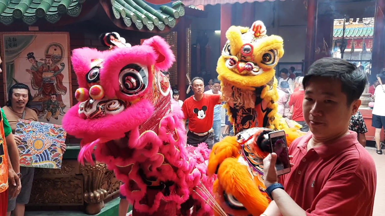 2020 CNY The Blissful Lion Dance Performance @ Guan Di Temple KL 