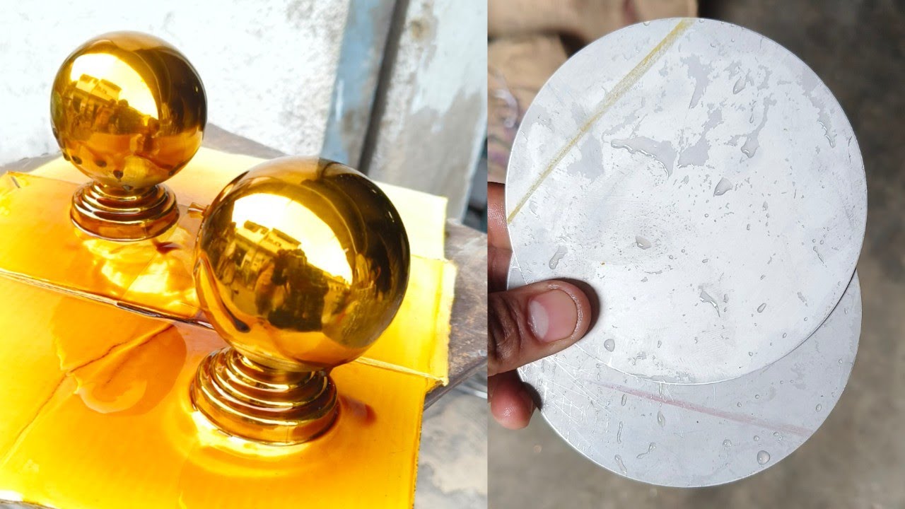 3Inch Boll How To Make/ Steel Golden Ball kaise Banta hai dekhiye 👆/ ball making video