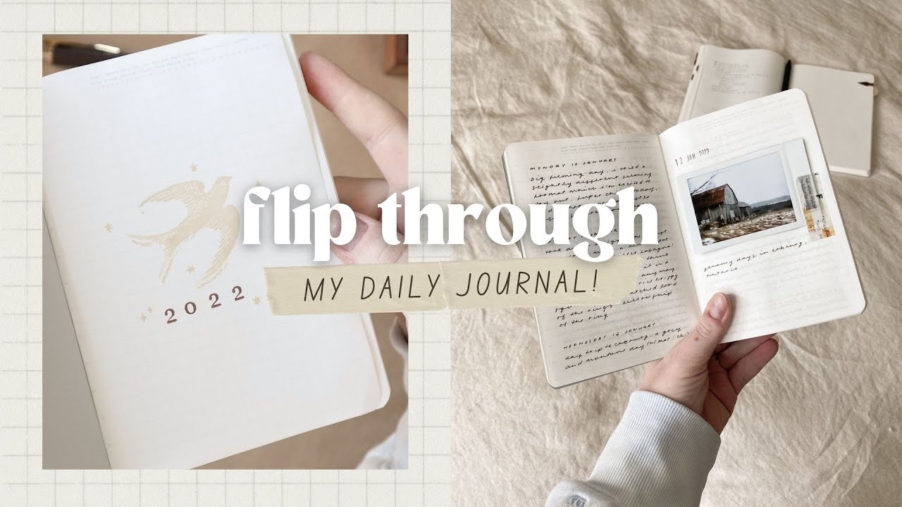 My Ultra-Minimalist Journal Setup for 2022 ✨ Flip Through + Simple Tips for Starting a Journal