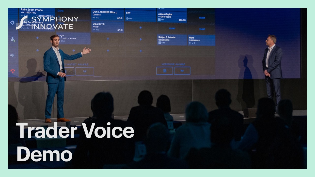 Demo: Bringing Speed and Flexibility to Trader Voice with Cloud9 | Symphony Innovate London 2023