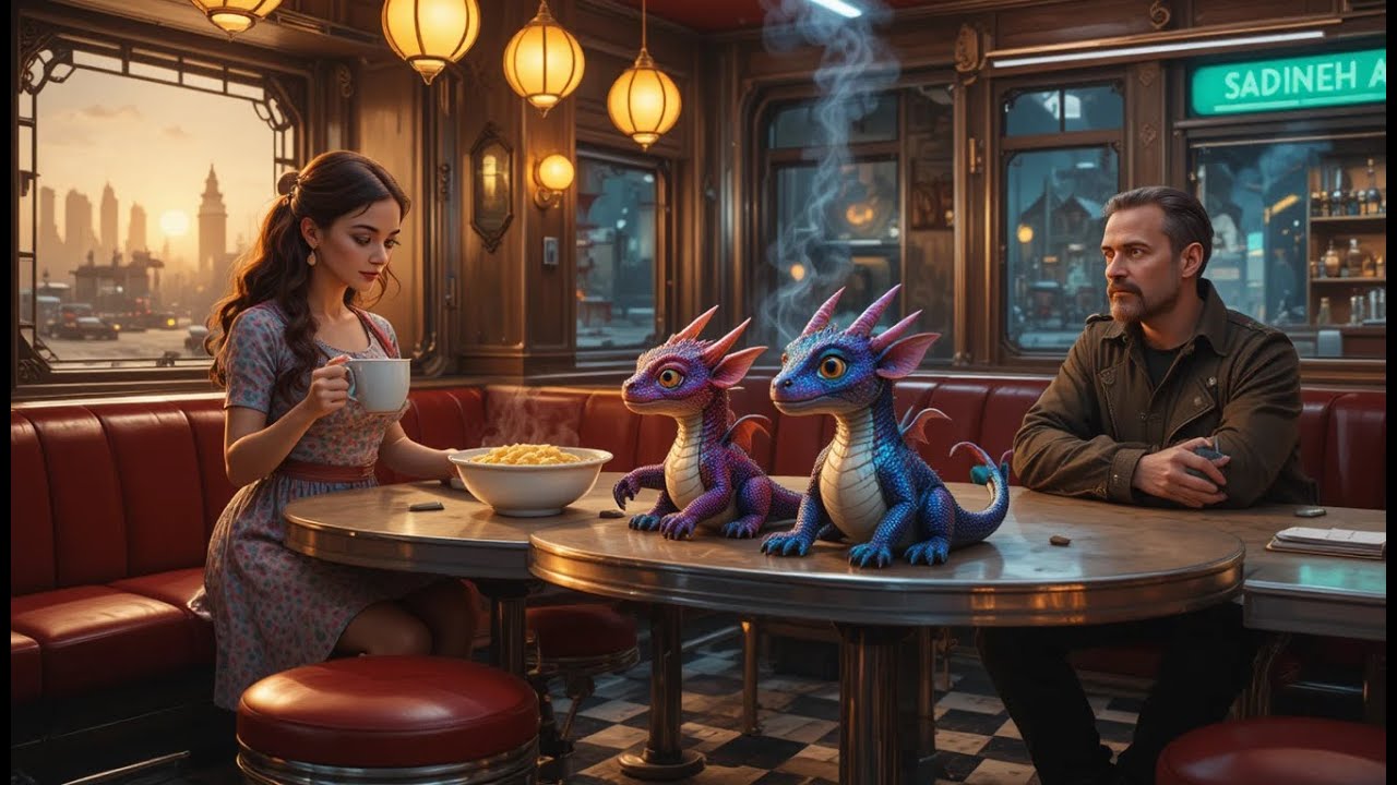 A Waitress Served Macaroni to Baby Dragons—Only to Discover They Were Cosmic Cooking Chefs!