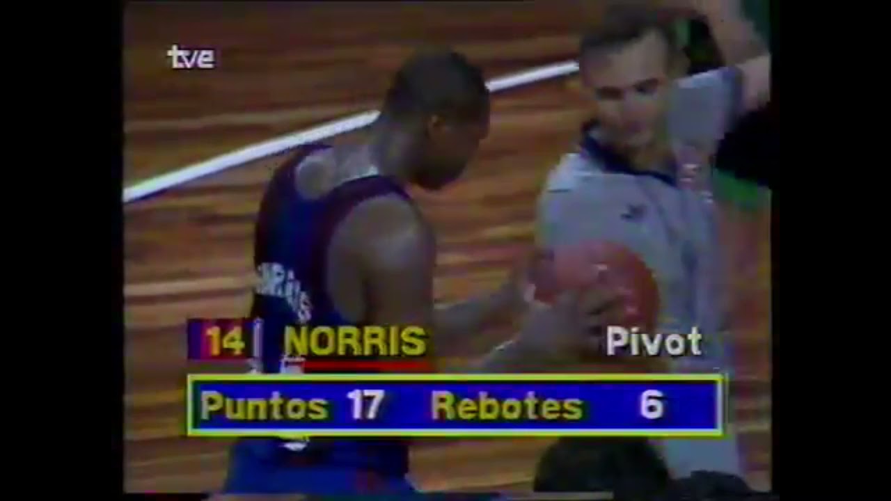 Audie Norris 1988 ACB Semifinal G4 RAM Joventut de Badalona - FC Barcelona