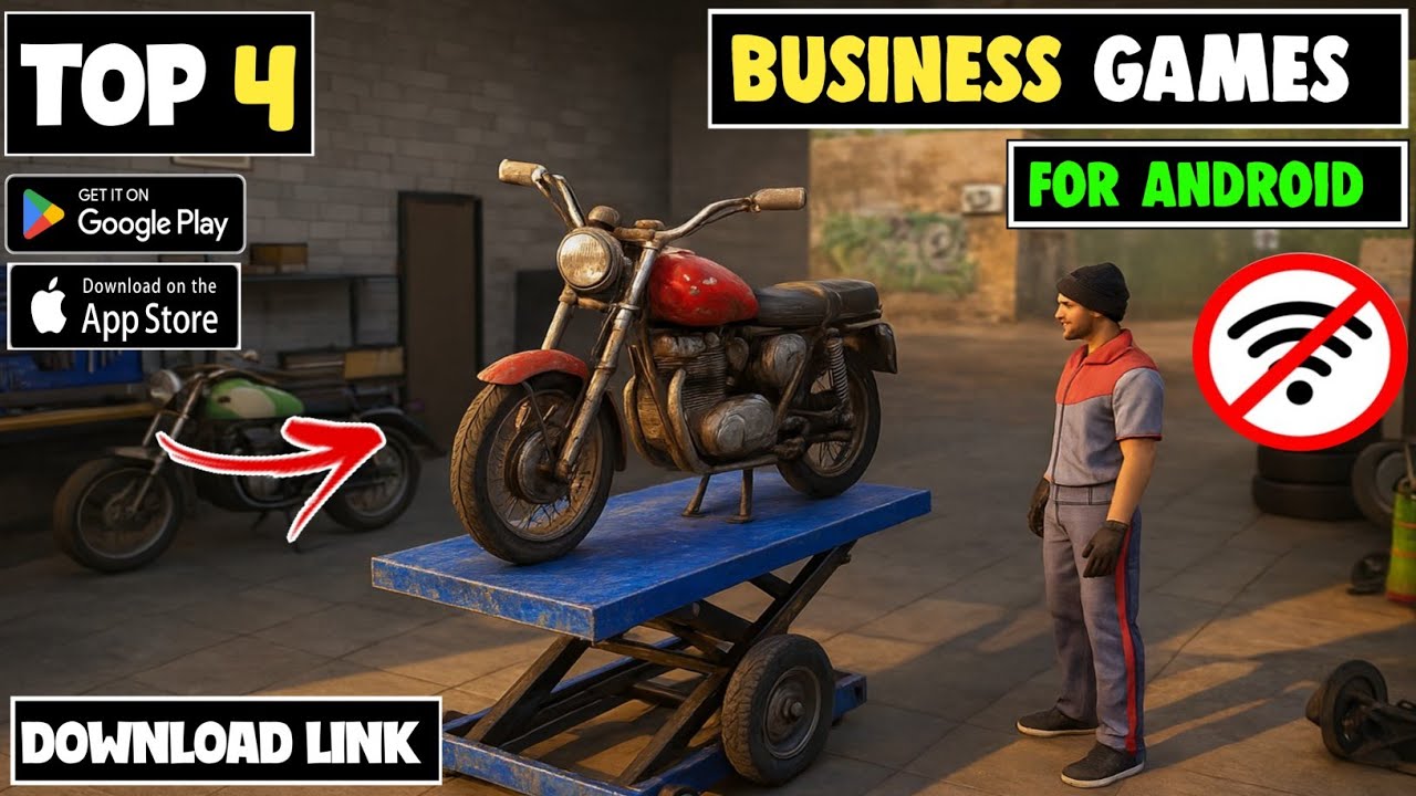 Top 4 Best Offline Business Games For Android || Best Business Games Offline 2025