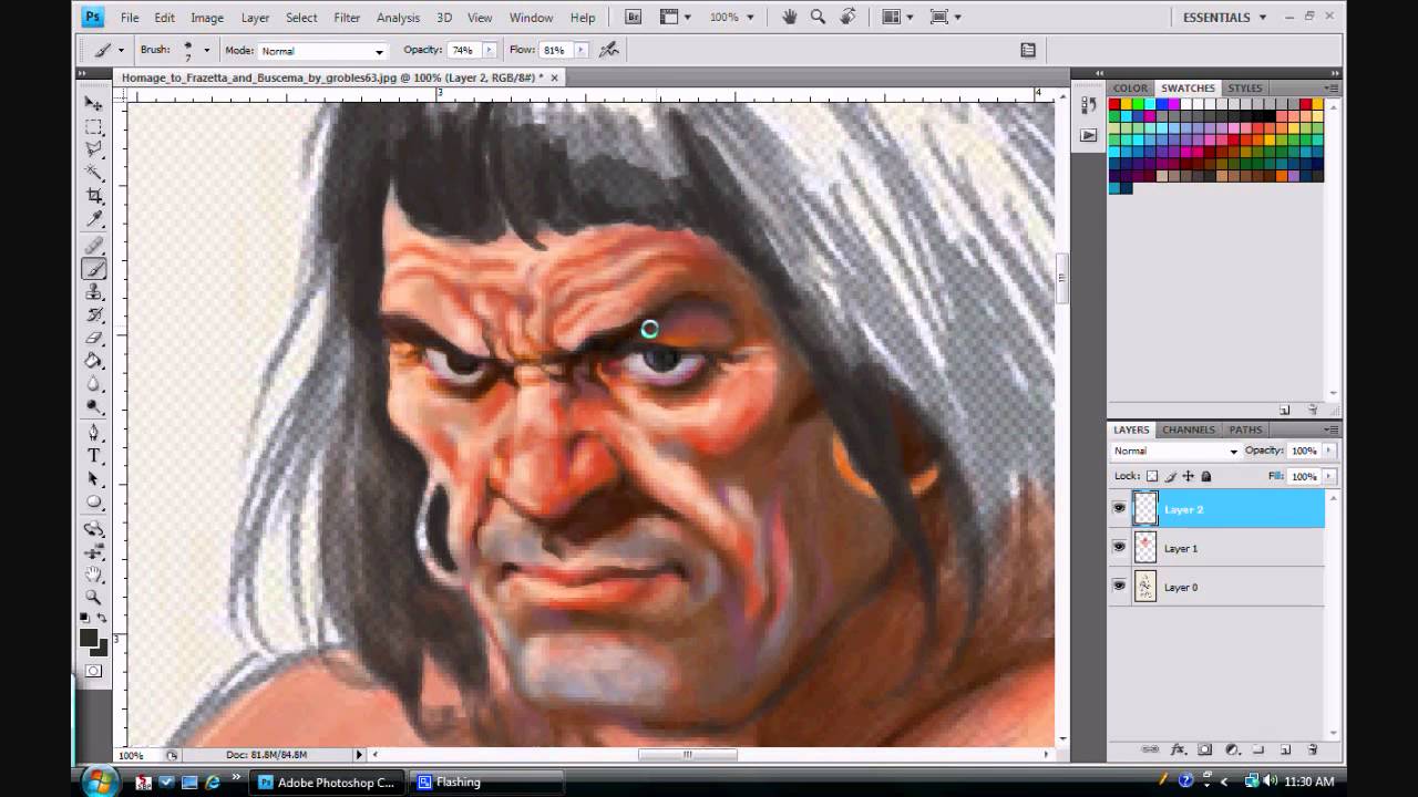 Homage to Frazetta and Buscema 1