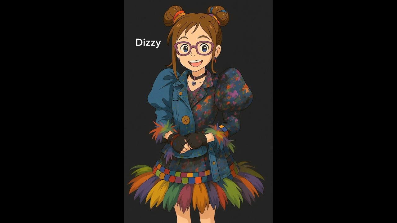 Dizzy and Celia (Ghibli version) #descendants