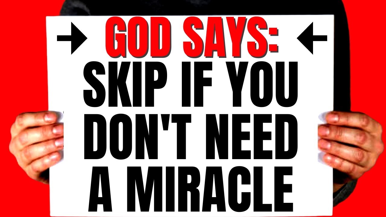 PLEASE DON'T IGNORE THIS NO MATTER WHAT | Powerful Prayer For Miracles & Financial Breakthroughs