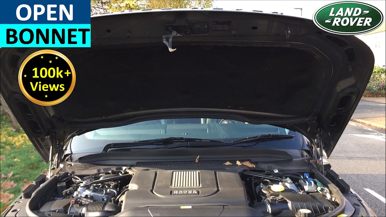 Как открыть капот на Range Rover Vogue - Как открыть Bonnet на Range Rover Vogue