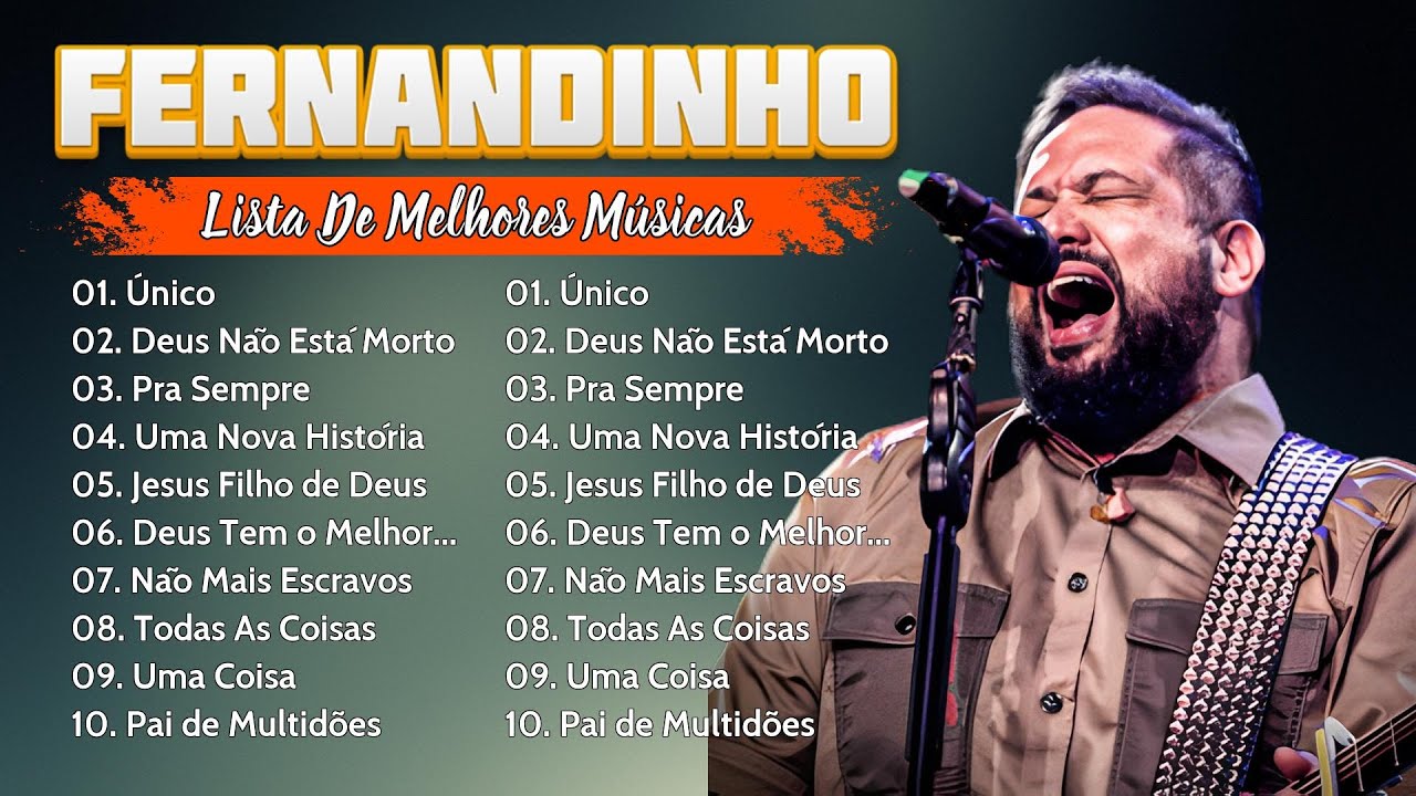 Fernandinho 2025 - Top 20 S&oacute; As Melhores M&uacute;sicas Gospel : Galileu , CAMINHO NO DESERTO,..