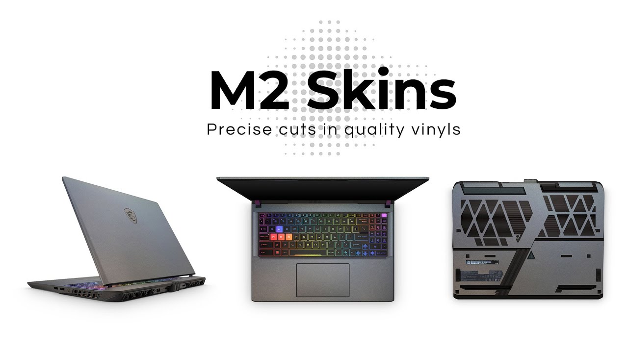 M2Skins MSI Vector 16 HX AI (2025) Pro Kit DIY Install