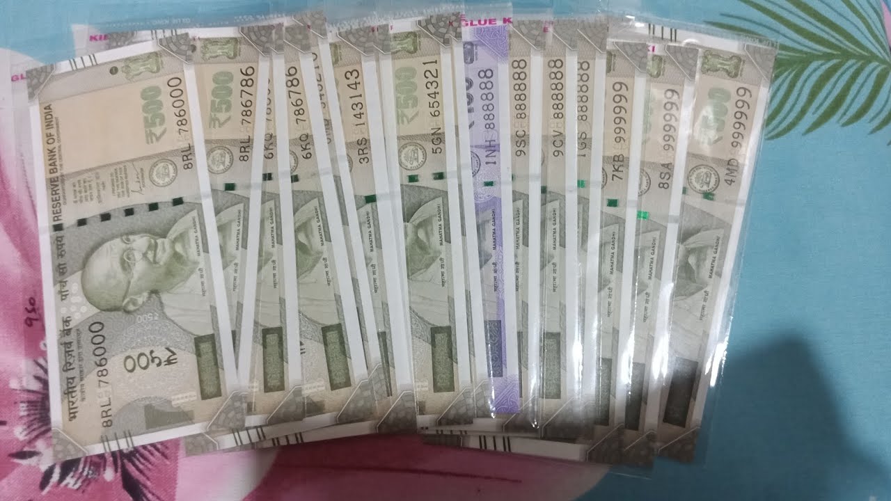 Buy Fancy Number ₹500 Notes Collection Value