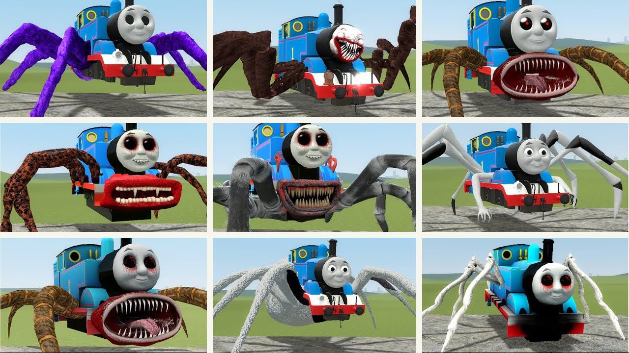 NEW UPDATE: Cursed Thomas and Friends Train Monster Battle in Garry's Mod part 16