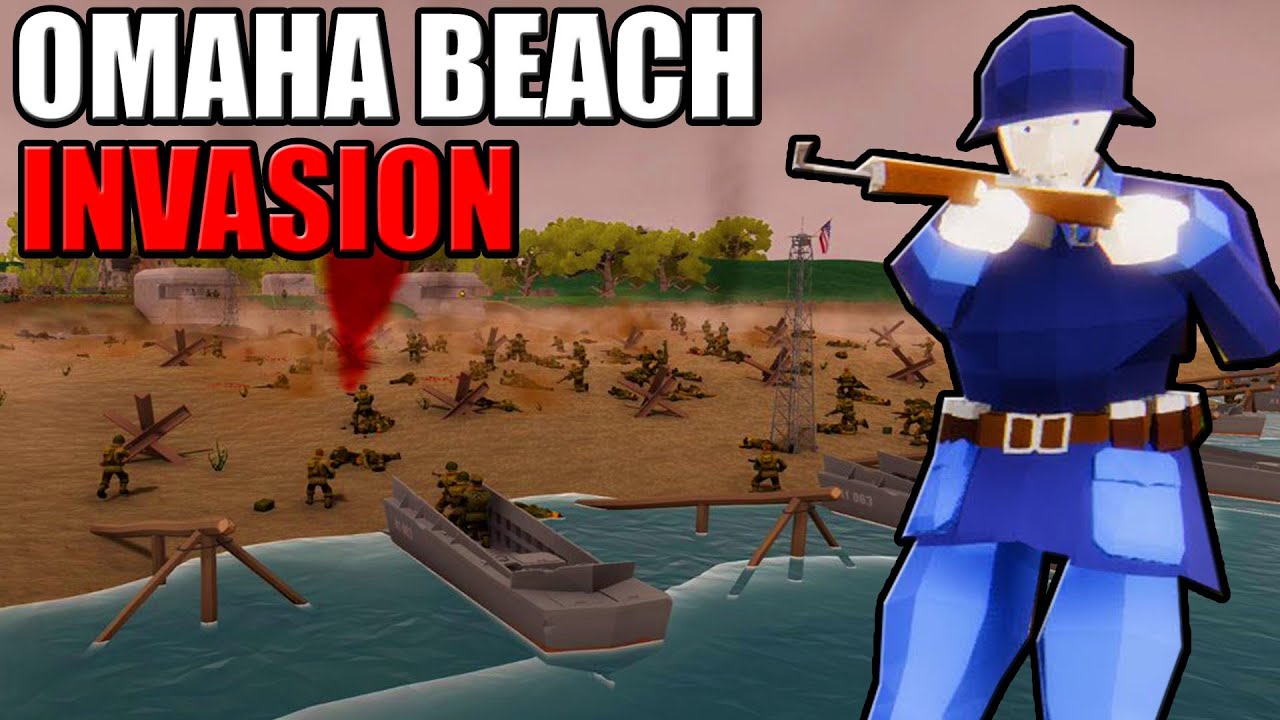 Full Scale OMAHA BEACH Invasion! - Total Tank Simulator: D-Day Battle Simulator