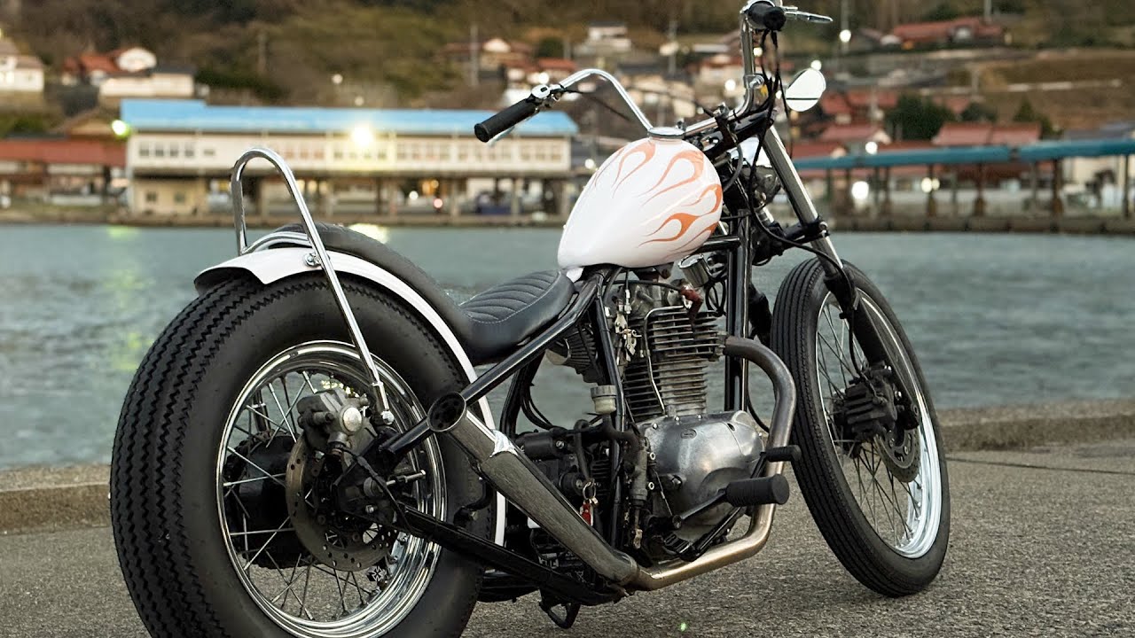 【エストレヤ】王道チョッパー風バイク愛車紹介フルカスタム