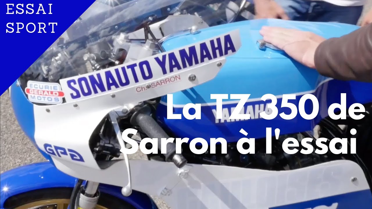 Essai express et exclusif de la Yamaha TZ 350 de Christian Sarron