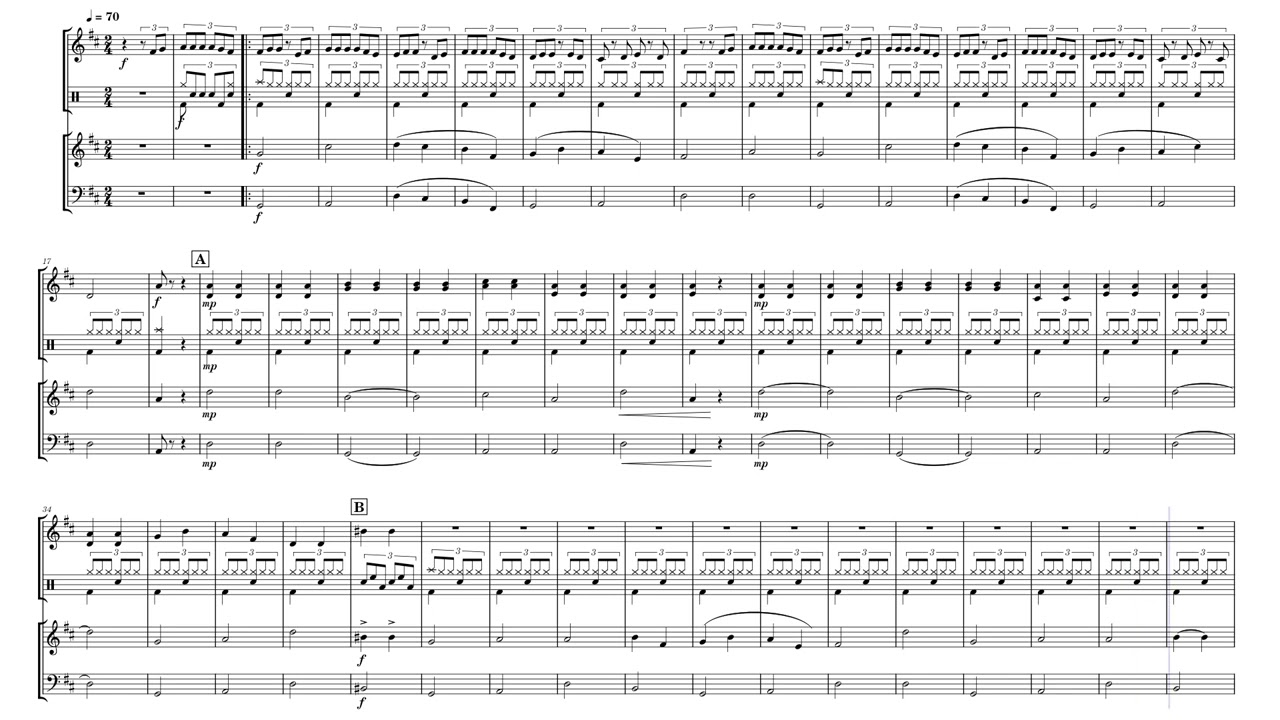 score canten los niños – samueldazacr1 by  Areglista /  Samuel Daza