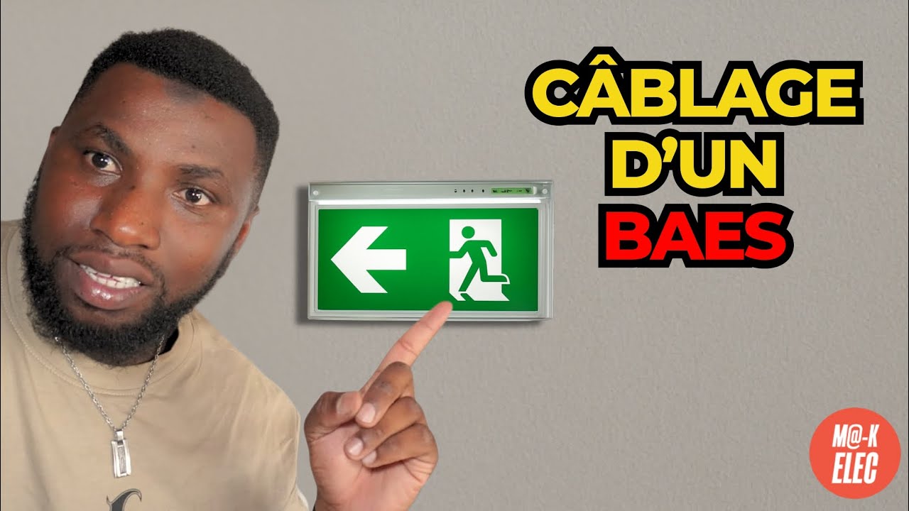 Câblage et fonctionnement d'un BAES #industrialelectrician #electrician #electric #electrical 