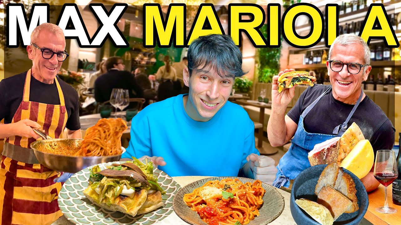 Come si MANGIA nel nuovo RISTORANTE di MAX MARIOLA??