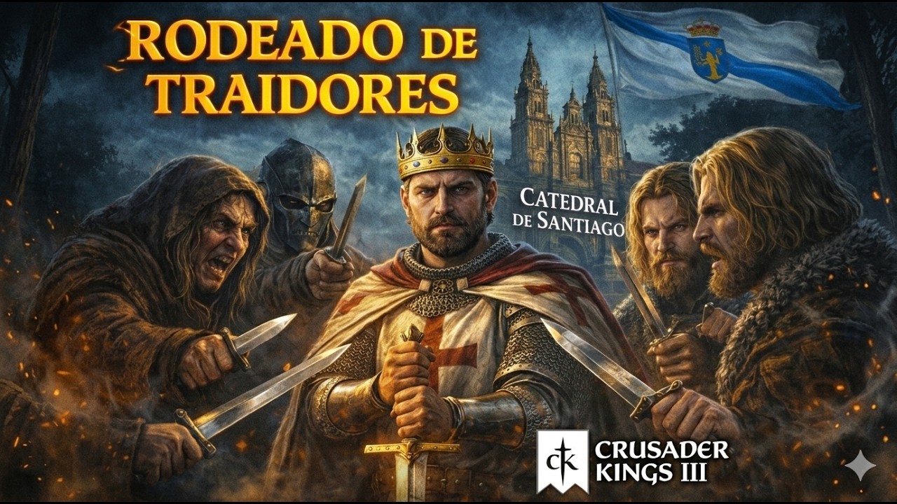 👑 RODEADO DE TRAIDORES | Rebelión contra el Rey de Galicia | CK3 Capìtulo 10