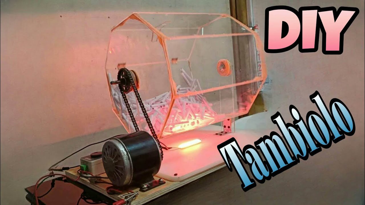 HOW TO MAKE TAMBIOLO DIY WITH MOTOR SPEED CONTROL