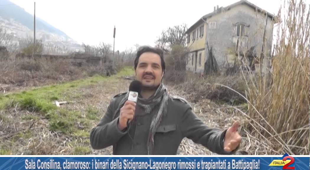 Sala Consilina, binari della Sicignano-Lagonegro rimossi e 