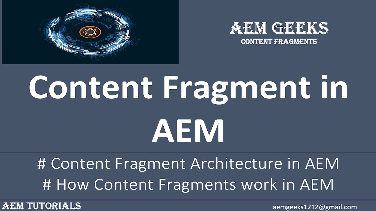 Фрагмент контента №1 | Фрагменты контента в aem