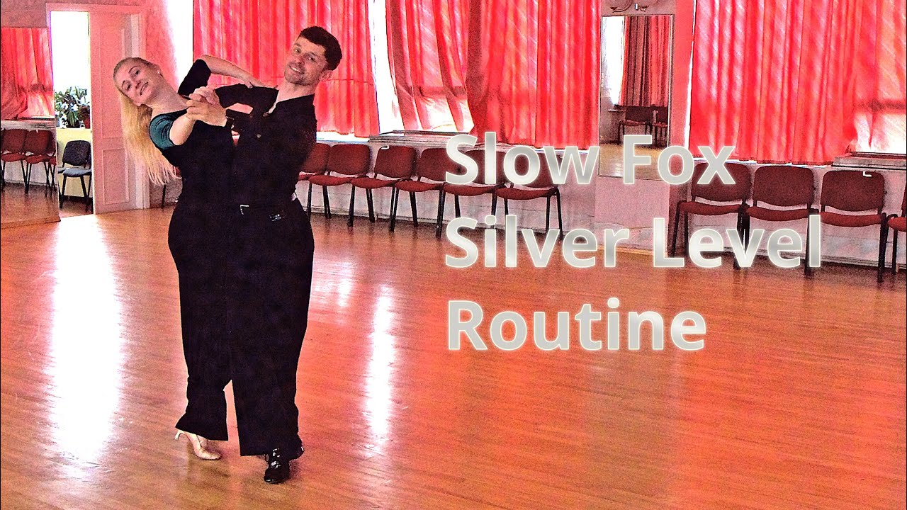 Slow Foxtrot Silver Level Choreography | Open Natural Turn, Outside Swivel, Feather Ending