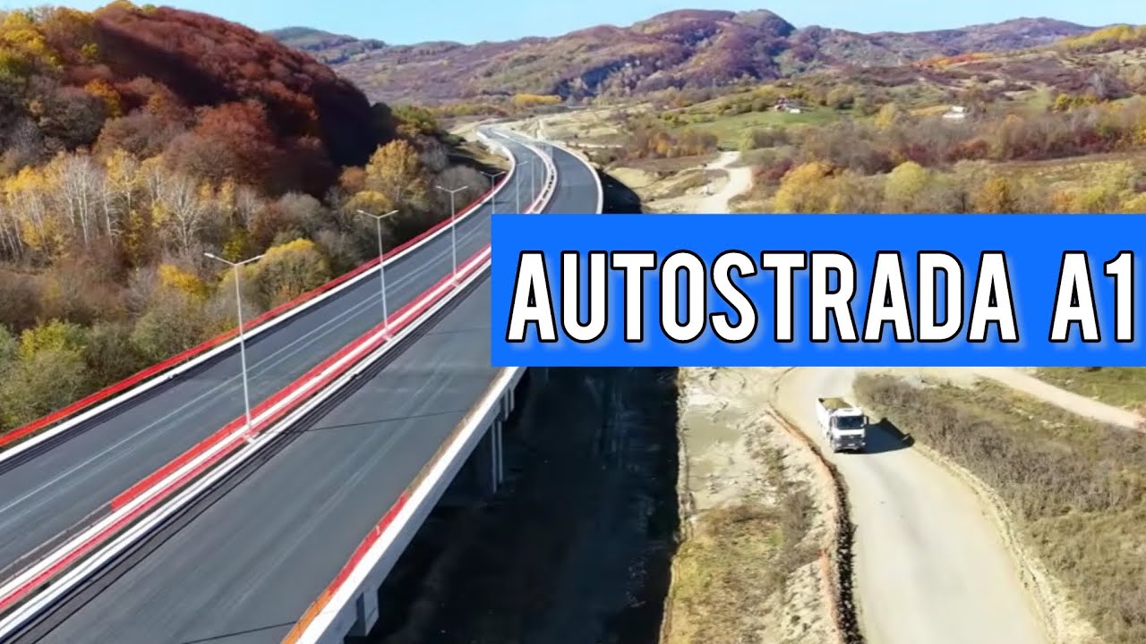 Tur de FORTA pe Autostrada A1 Sectiunea 4 si 3. Curtea de Arges - Tigveni - Poiana 01.11.25 4K VIDEO