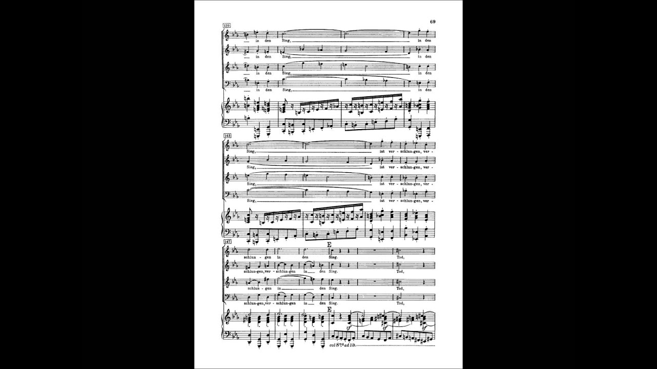 Brahms: Deutsches Requiem 6th movement (Alto)