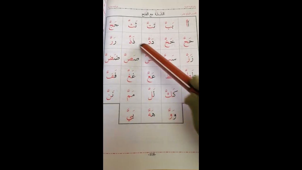 كيف تقرأ الشدة مع الفتح How to read (shada with fth)