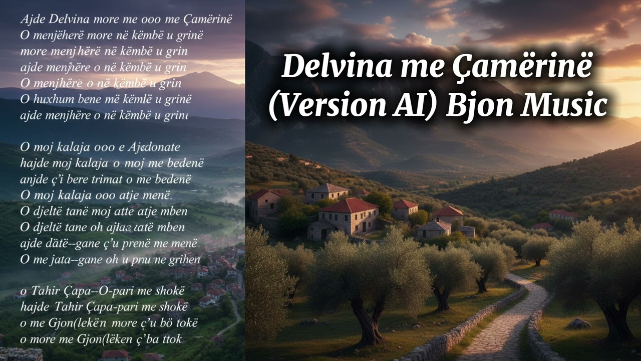 Delvina me Çamërinë - (Version AI) Bjon Music