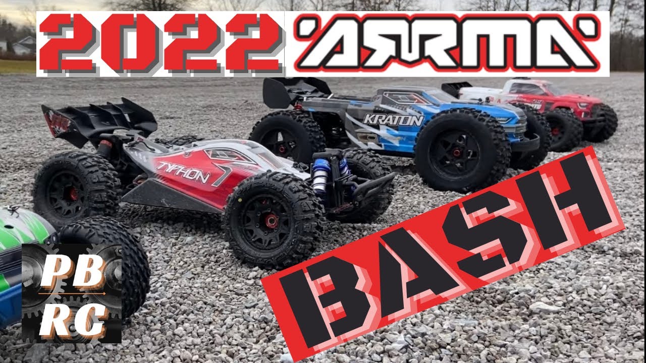 ARRMA RC MONSTER TRUCK BASH 2021!-- KRATON 6S,GRANITE BLX,TYPHON BLX