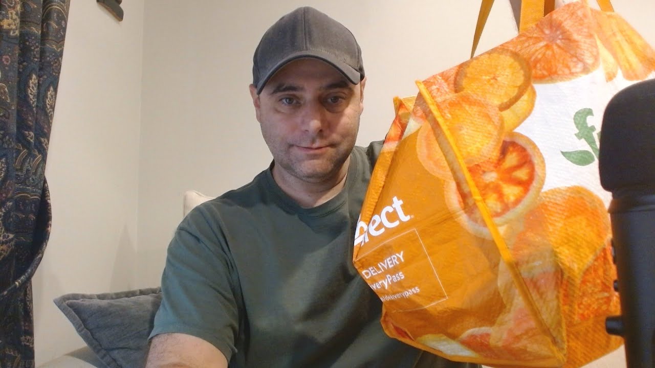 ASMR Gum Chewing Walmart and Supermarket Haul