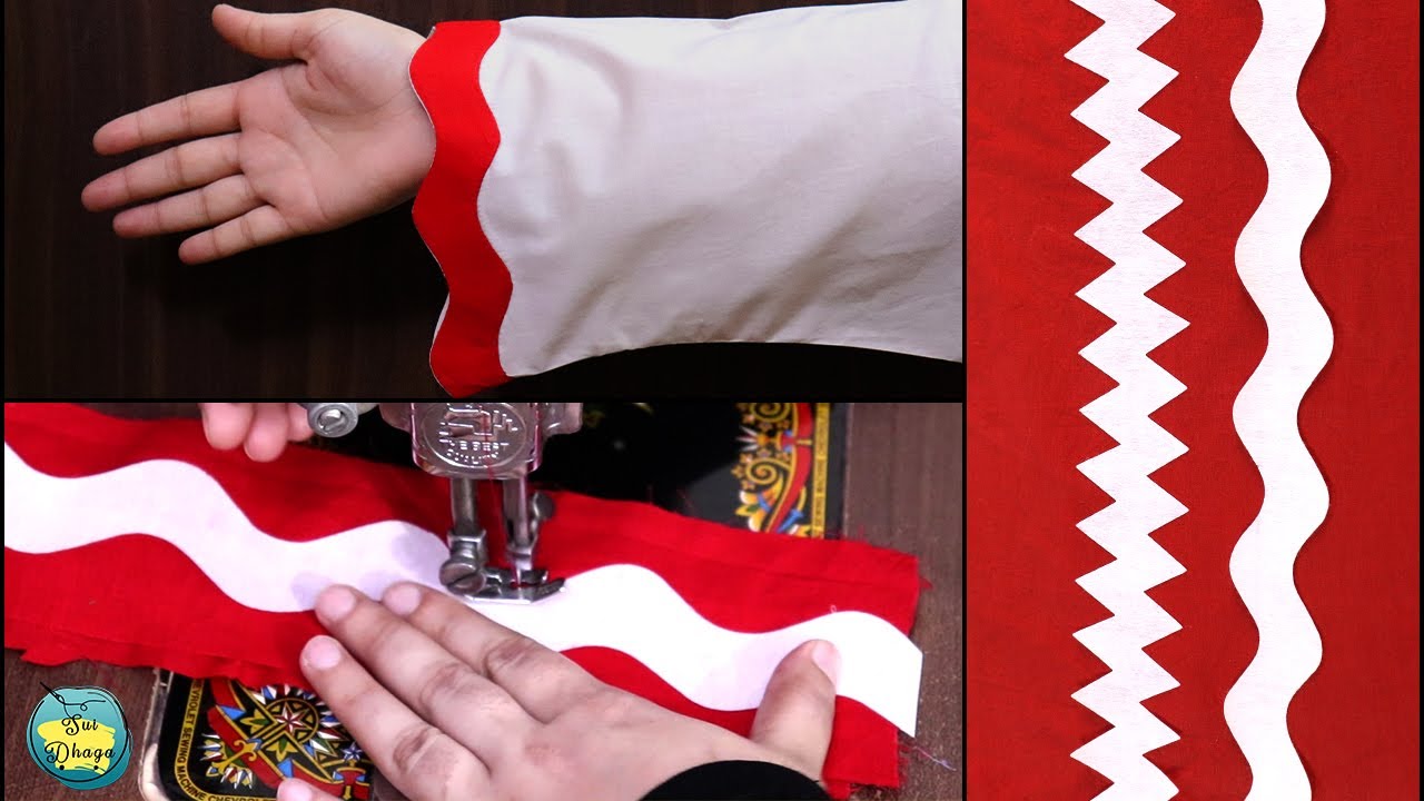 Latest & Very Beautiful CutWork Making For Sleeves/Shirt & Trouser Designing in 2 ways