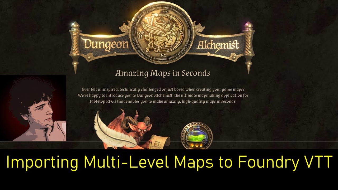 Dungeon Alchemist - Importing Multi-level Maps to Foundry with Ripper's Levels mod