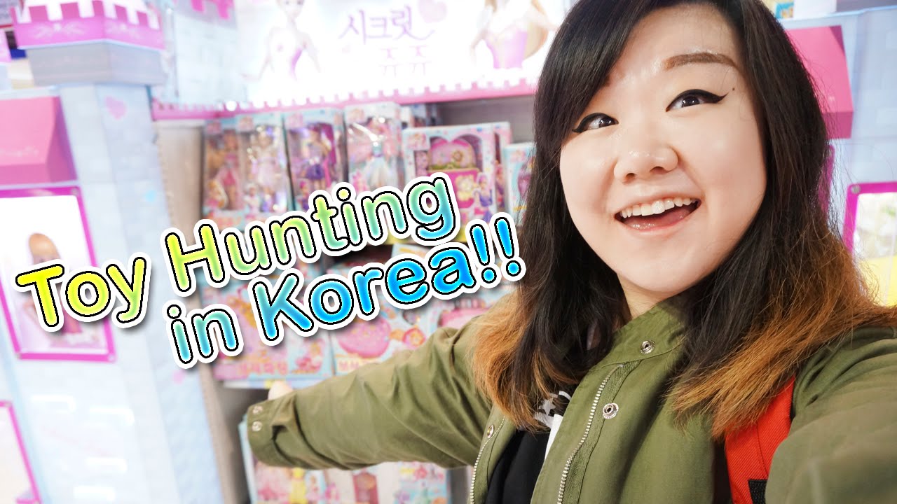 TOY HUNTING in Korea - Barbie, Canimals, Mimi, Gundam and more Adorable Toys!