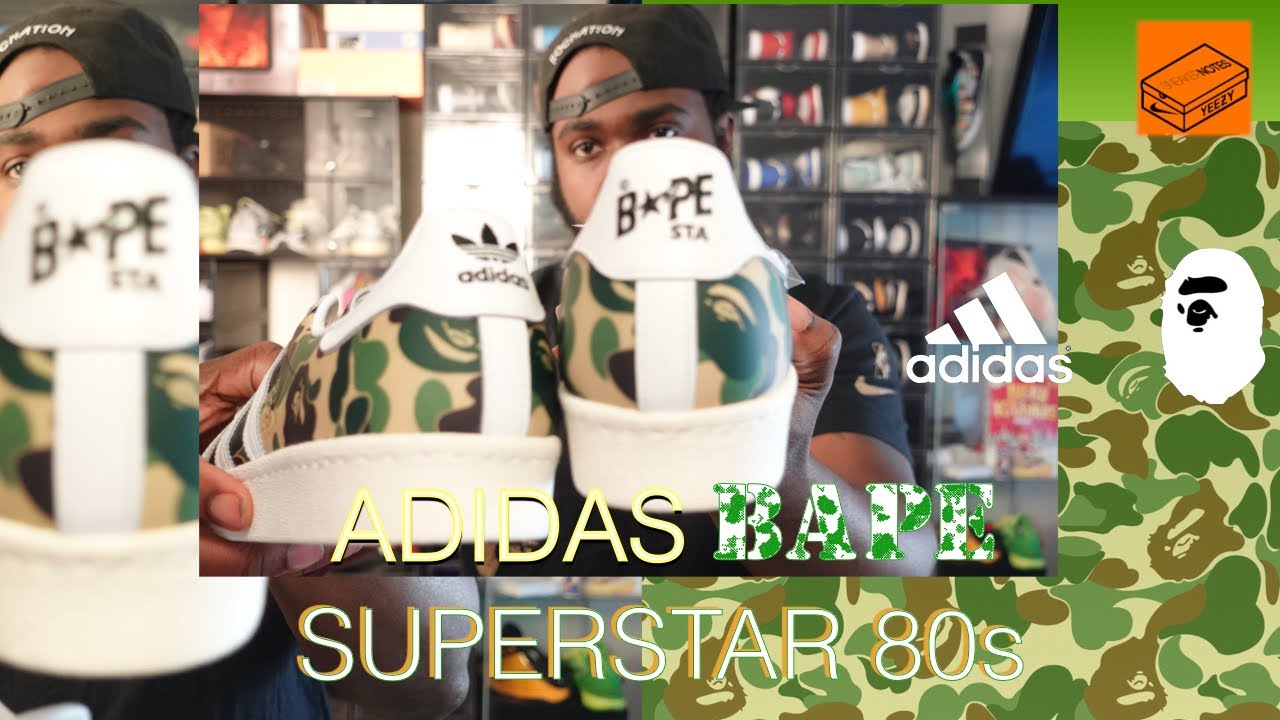BAPE ADIDAS SUPERSTAR 80s MIGHT BE SNEAKER OF THE YEAR!
