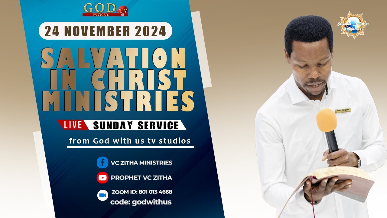 SUNDAY LIVE SERVICE WITH PROPHET V.C ZITHA  - 24 NOVEMBER 2024