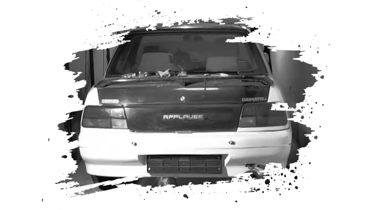 Daihatsu Applause 1.6 + De Tomaso manifold, Swift GTI silencer
