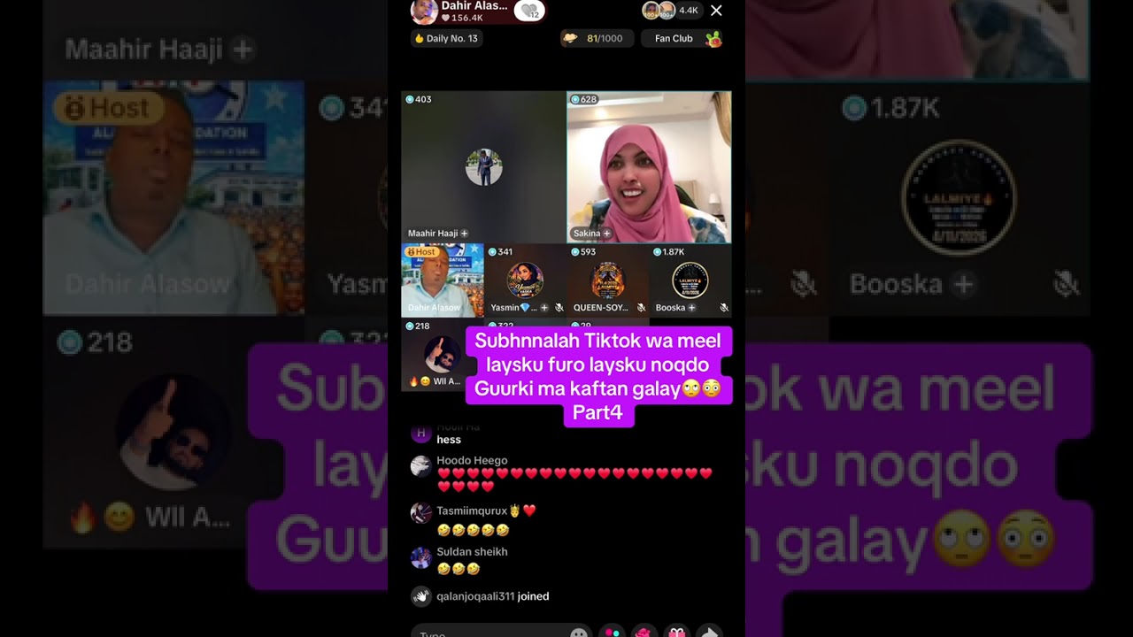 TikTok oo noqday meeel la isku furo ka dibne la isku noqodo😂🙏