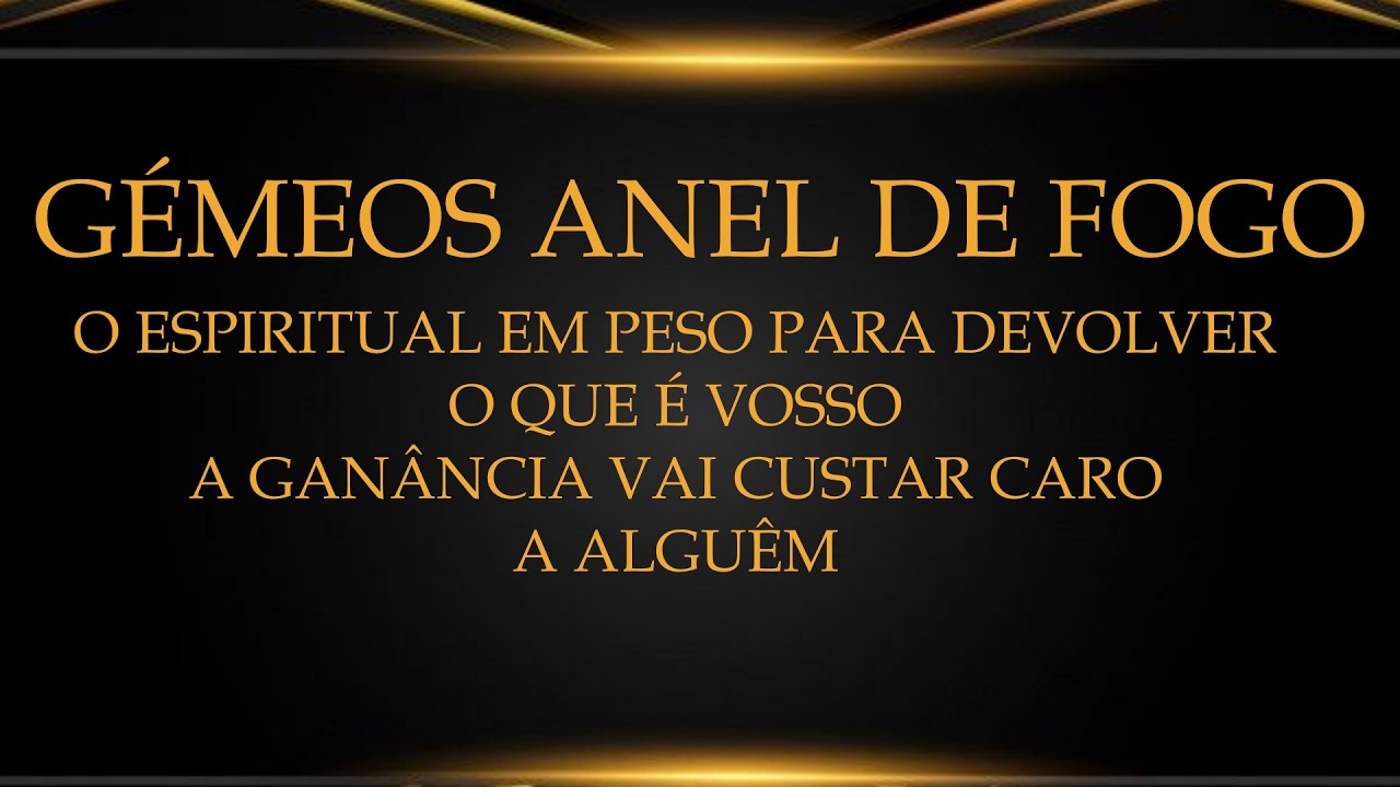 ☀️GÉMEOS ANEL DE FOGO☀️ALGUÊM ROUBOU UM RECONHECIMENTO VOSSO E TUDO VAI SER DESCOBERTO