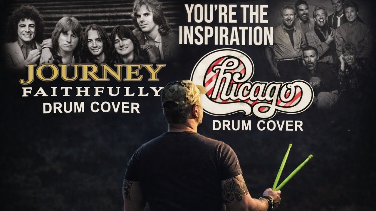Two Great Songs In History Faithfully by Journey and You're The Inspiration by Chicago(DrumCover)