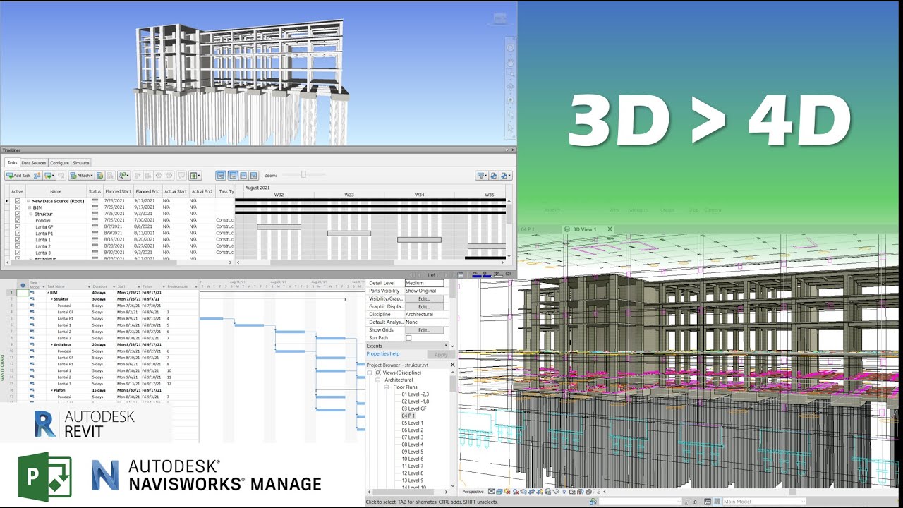 Workshop BIM (Autodesk Revit + Naviswork) HMS Trisakti X Eureka