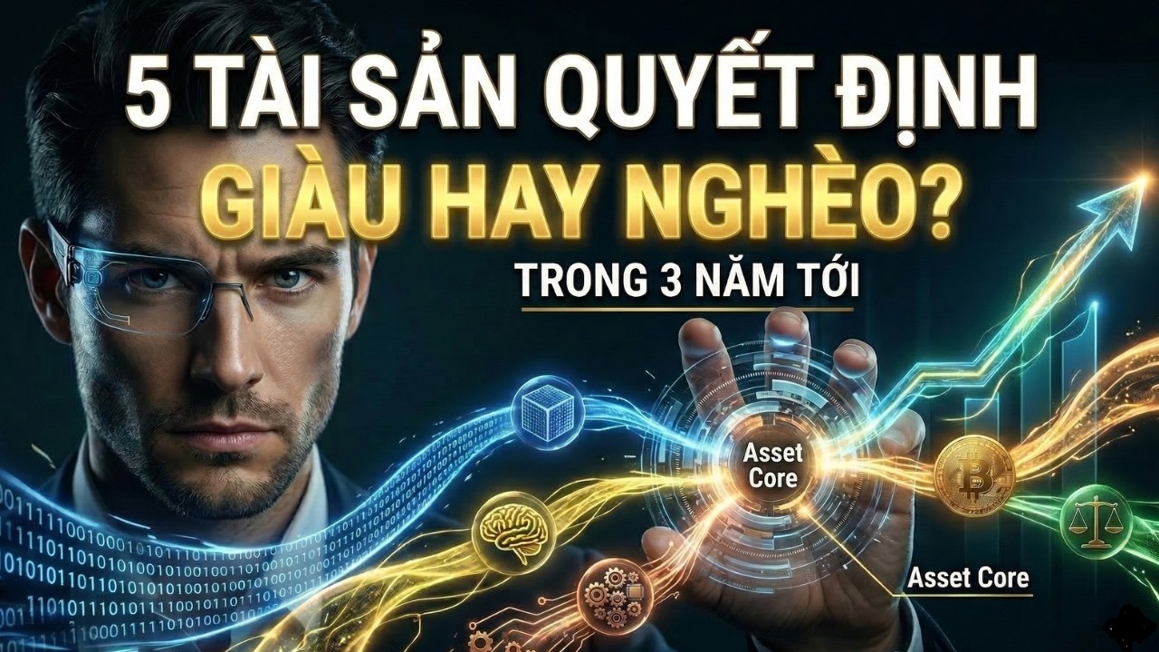 5 Tài Sản Quyết Định Bạn GIÀU Hay NGHÈO Trong 3 Năm Tới