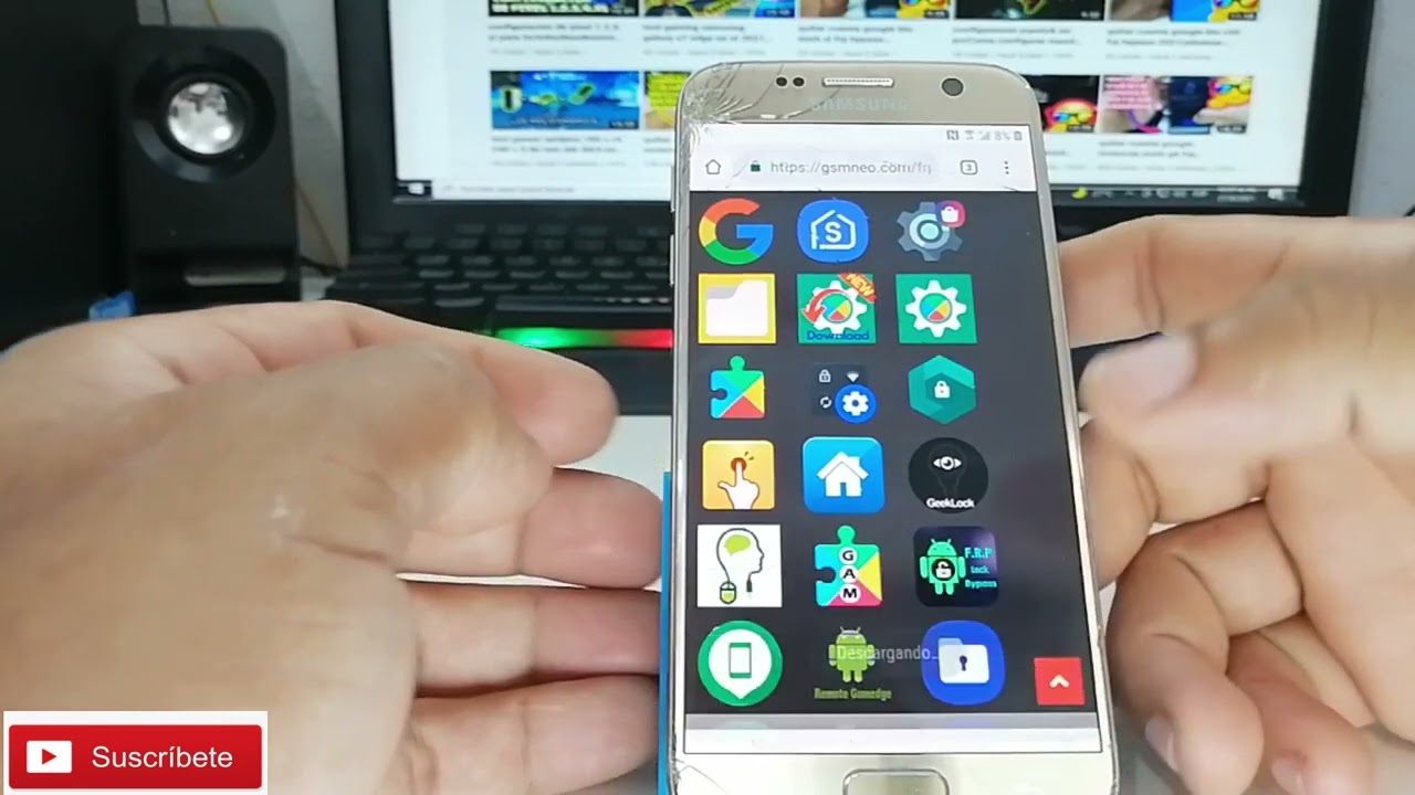 como quitar cuenta google samsung galaxy s7 frp bypass 2022