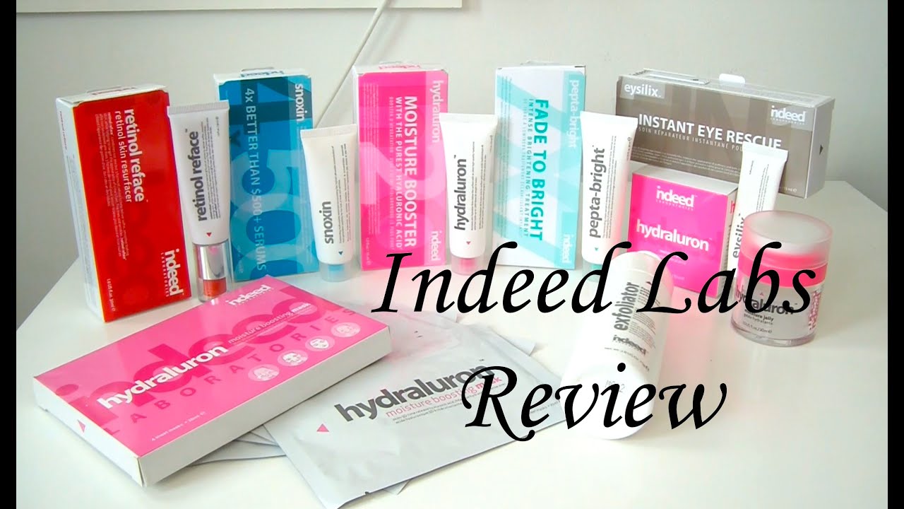 Huge INDEED LABS Skincare Review - Indeed Laboratories