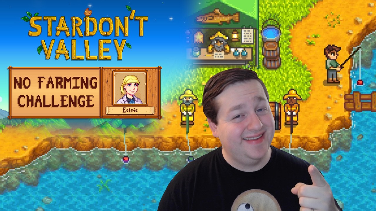 Time for the Trout Derby! -- Stardew Valley No Farming Challenge Run