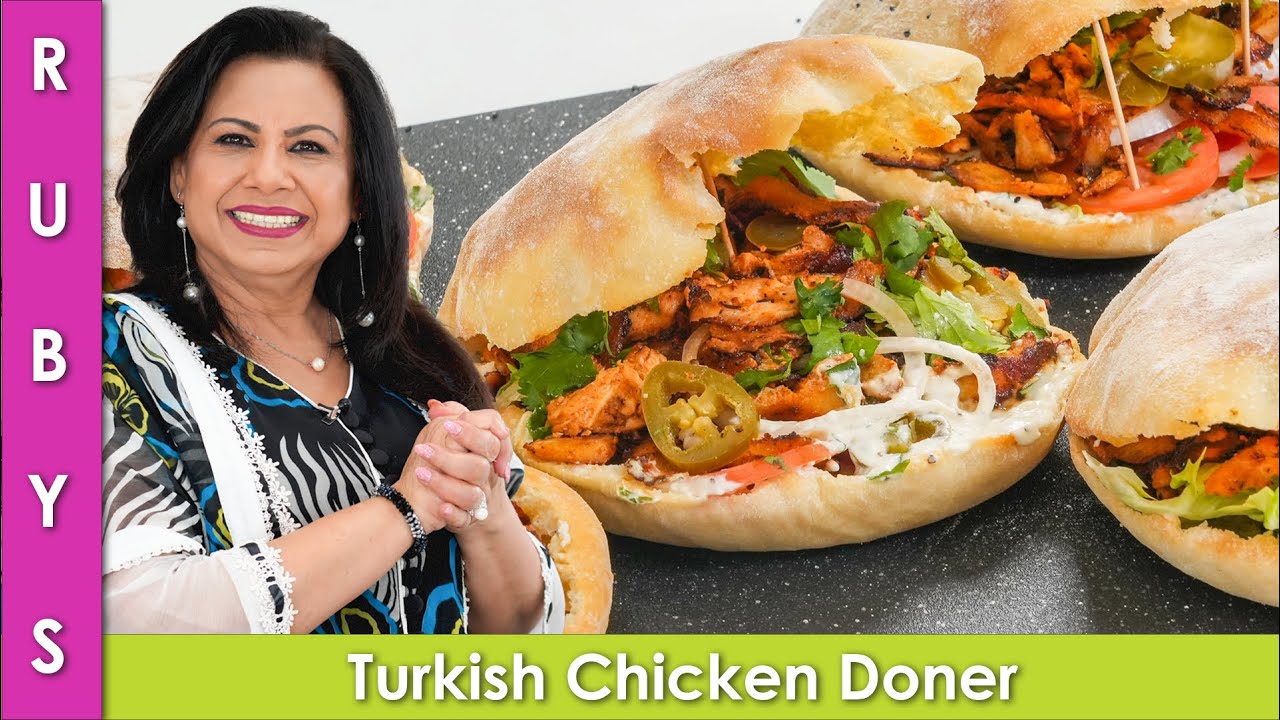 My Trick for 5 Minute Chicken! Turkish Doner Recipe in Urdu Hindi - RKK