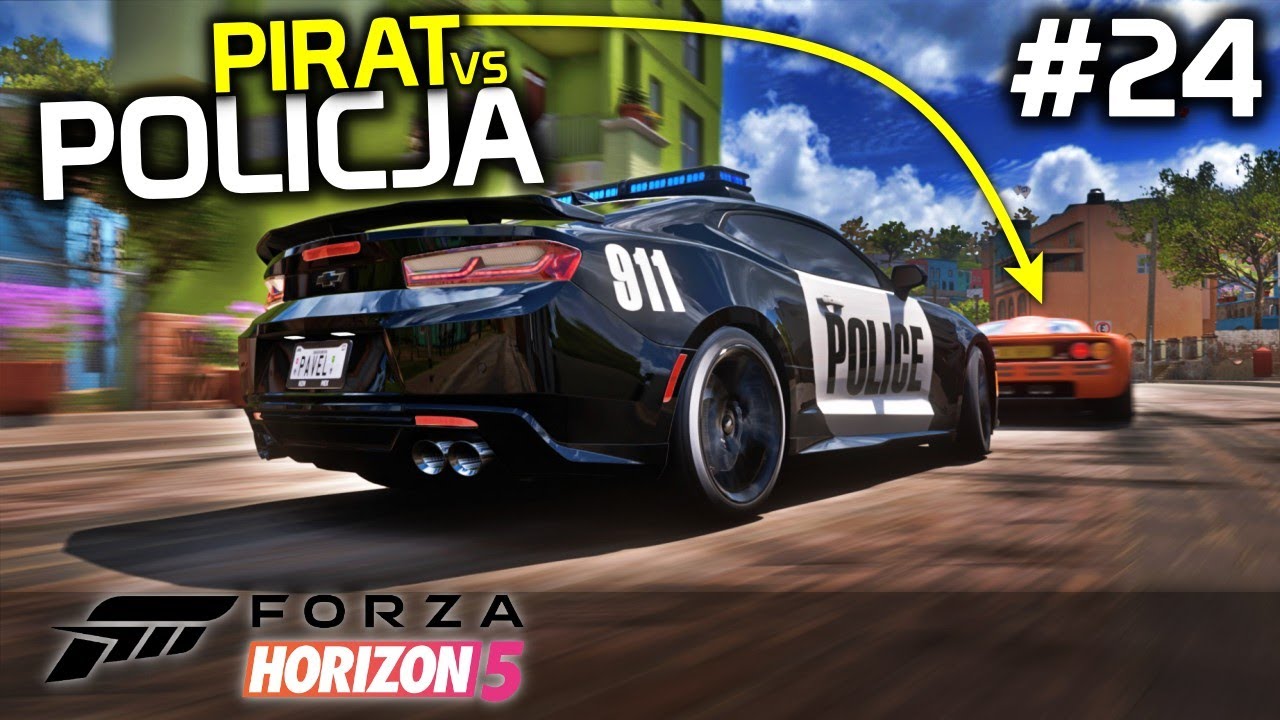 Forza Horizon 5 Gameplay PL PC [#24] POLICJA vs PIRAT Drogowy /z Bertbert & Yoshella