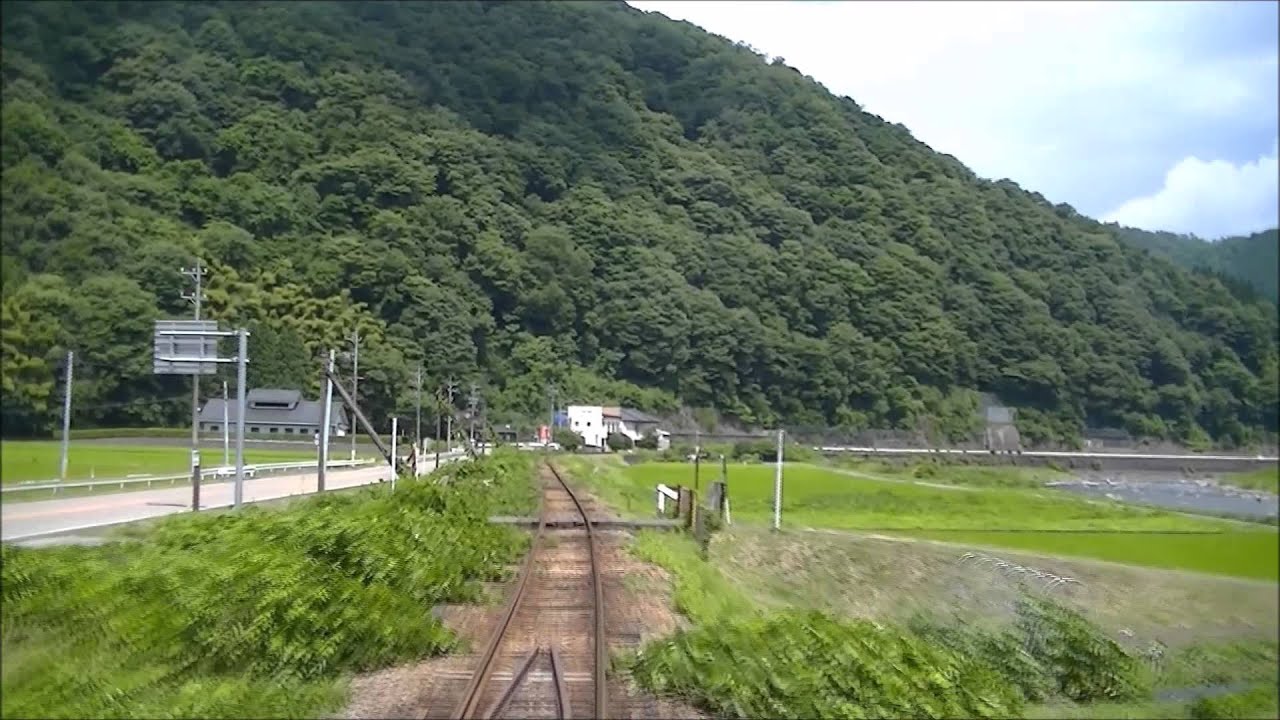 前面展望 長良川鉄道 越美南線 ナガラ1形 10 北濃→関 2014 7 5